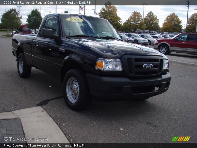 Black / Medium Dark Flint 2006 Ford Ranger XL Regular Cab