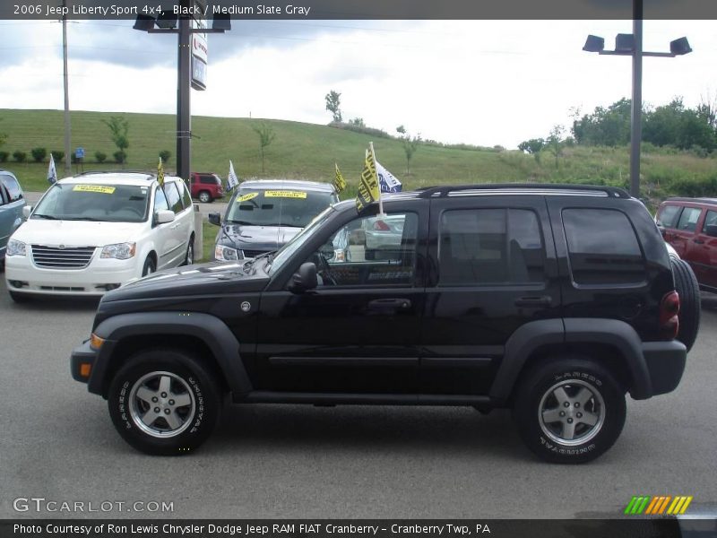 Black / Medium Slate Gray 2006 Jeep Liberty Sport 4x4