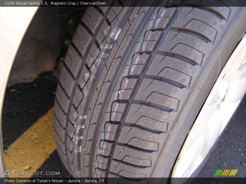 Magnetic Gray / Charcoal/Steel 2008 Nissan Sentra 2.0
