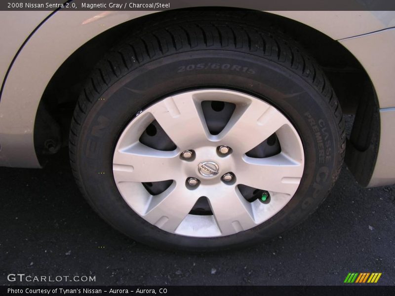 Magnetic Gray / Charcoal/Steel 2008 Nissan Sentra 2.0