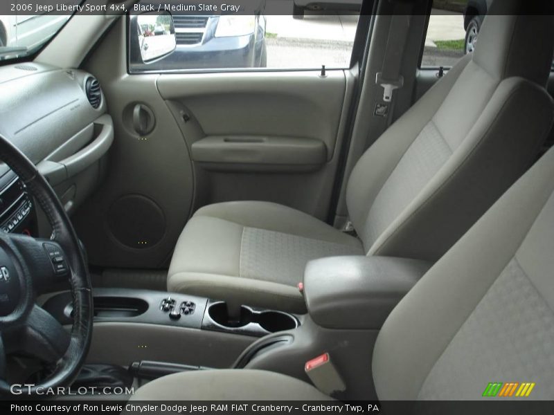 Black / Medium Slate Gray 2006 Jeep Liberty Sport 4x4