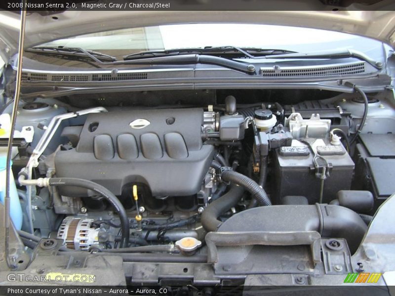 Magnetic Gray / Charcoal/Steel 2008 Nissan Sentra 2.0