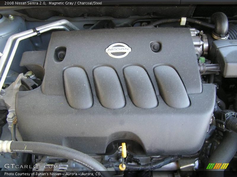 Magnetic Gray / Charcoal/Steel 2008 Nissan Sentra 2.0