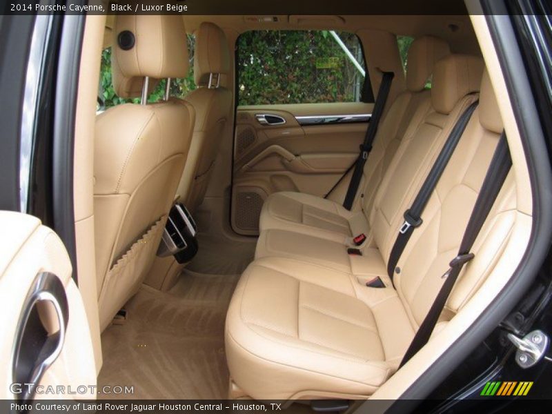 Black / Luxor Beige 2014 Porsche Cayenne