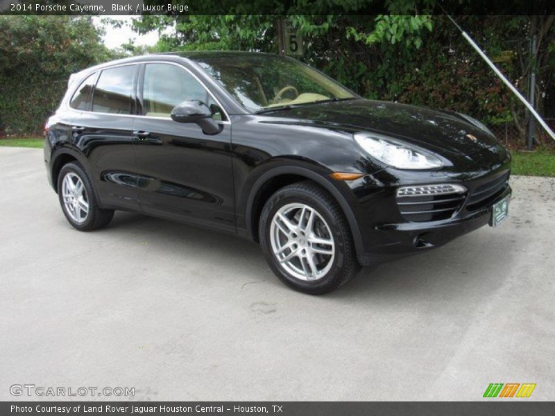Black / Luxor Beige 2014 Porsche Cayenne