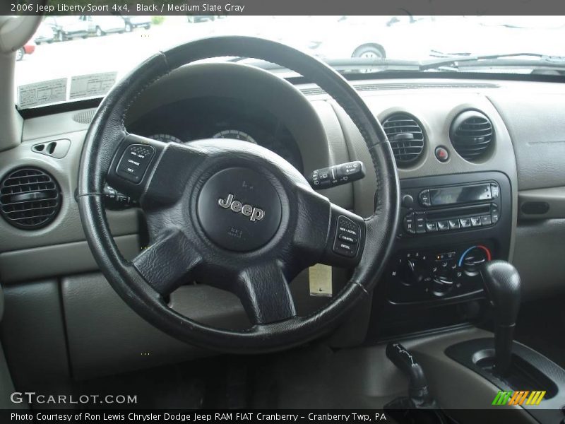 Black / Medium Slate Gray 2006 Jeep Liberty Sport 4x4