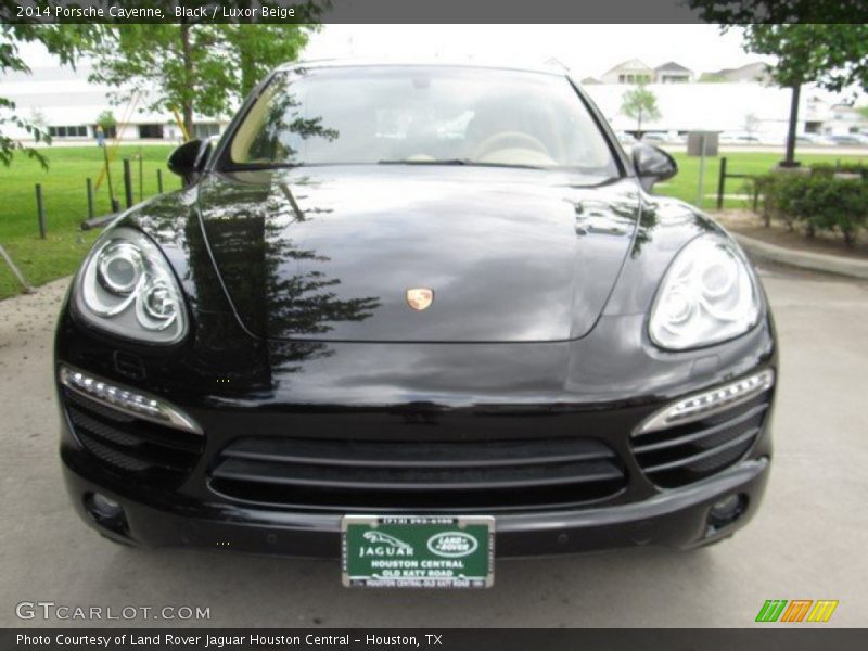 Black / Luxor Beige 2014 Porsche Cayenne