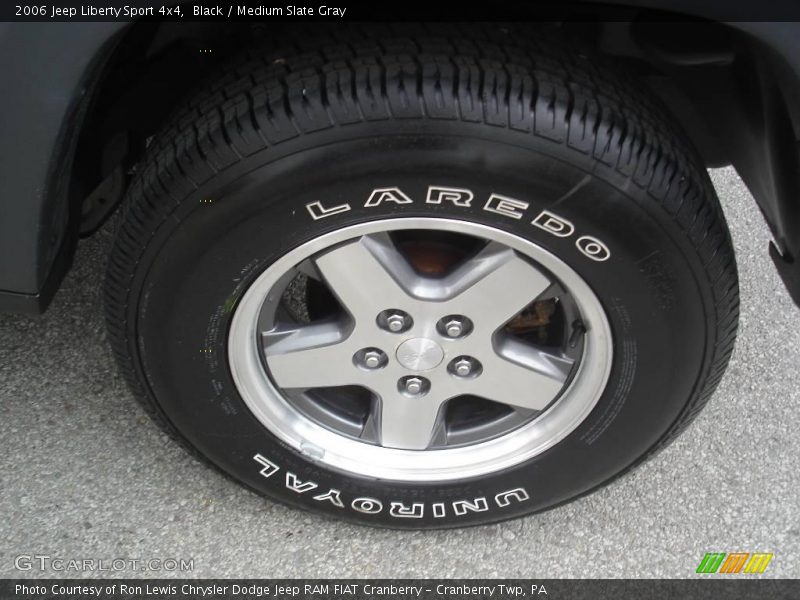 Black / Medium Slate Gray 2006 Jeep Liberty Sport 4x4