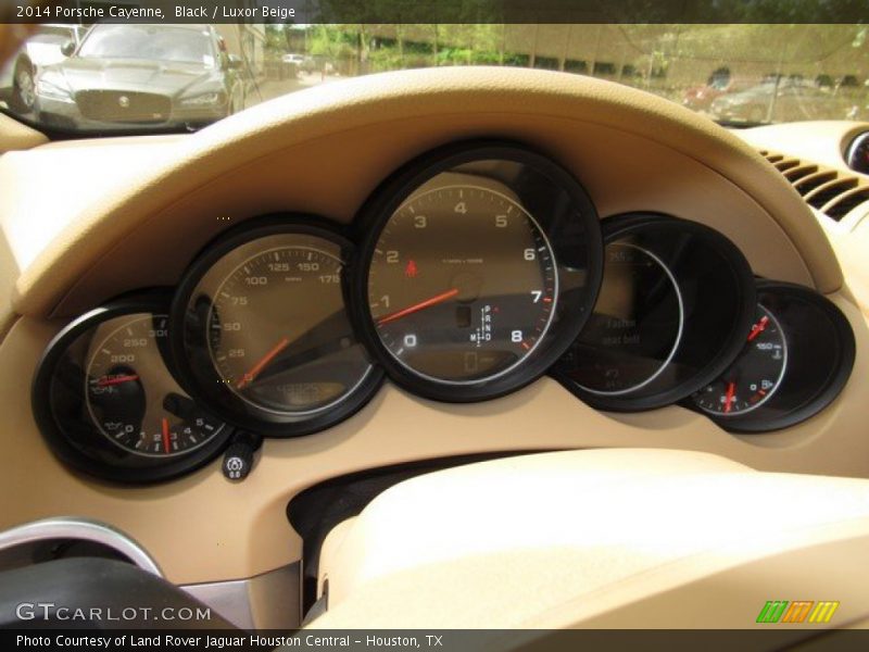 Black / Luxor Beige 2014 Porsche Cayenne