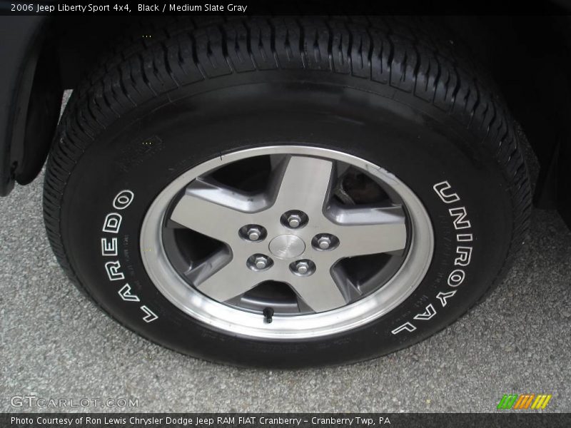 Black / Medium Slate Gray 2006 Jeep Liberty Sport 4x4