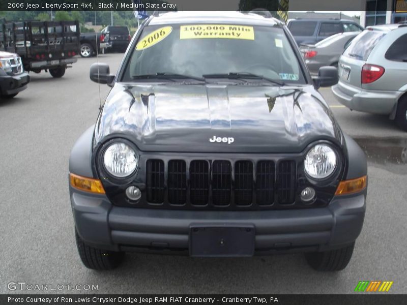 Black / Medium Slate Gray 2006 Jeep Liberty Sport 4x4