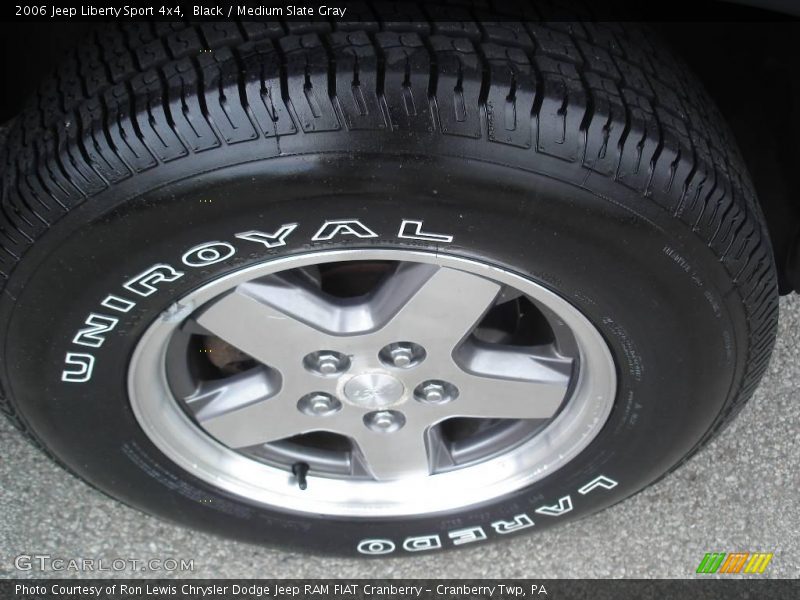 Black / Medium Slate Gray 2006 Jeep Liberty Sport 4x4