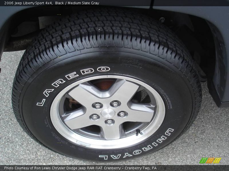 Black / Medium Slate Gray 2006 Jeep Liberty Sport 4x4