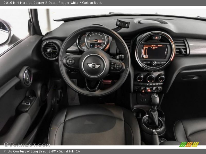 Pepper White / Carbon Black 2016 Mini Hardtop Cooper 2 Door
