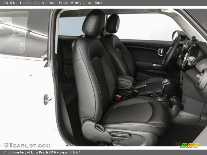 Pepper White / Carbon Black 2016 Mini Hardtop Cooper 2 Door