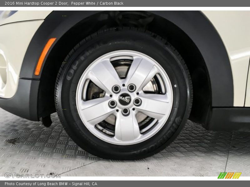 Pepper White / Carbon Black 2016 Mini Hardtop Cooper 2 Door