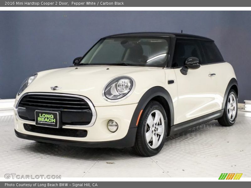 Pepper White / Carbon Black 2016 Mini Hardtop Cooper 2 Door
