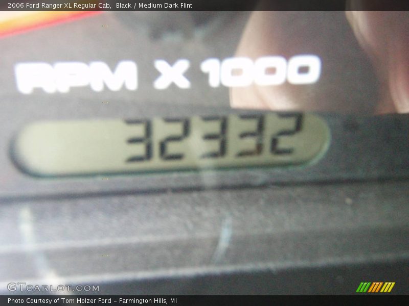 Black / Medium Dark Flint 2006 Ford Ranger XL Regular Cab