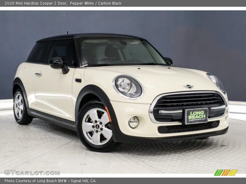Pepper White / Carbon Black 2016 Mini Hardtop Cooper 2 Door