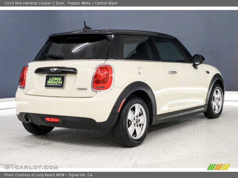 Pepper White / Carbon Black 2016 Mini Hardtop Cooper 2 Door
