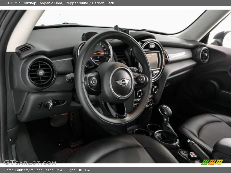 Pepper White / Carbon Black 2016 Mini Hardtop Cooper 2 Door