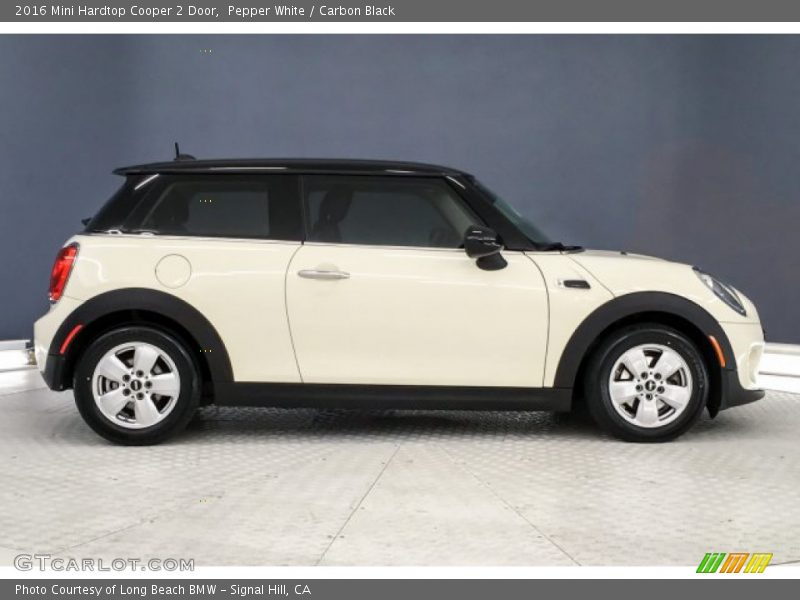 Pepper White / Carbon Black 2016 Mini Hardtop Cooper 2 Door