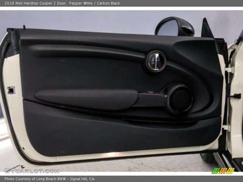 Pepper White / Carbon Black 2016 Mini Hardtop Cooper 2 Door