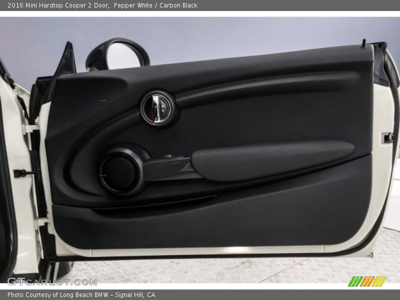 Pepper White / Carbon Black 2016 Mini Hardtop Cooper 2 Door