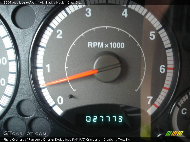 Black / Medium Slate Gray 2006 Jeep Liberty Sport 4x4