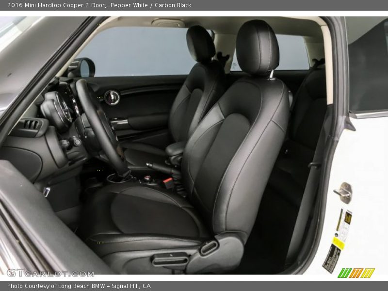 Pepper White / Carbon Black 2016 Mini Hardtop Cooper 2 Door