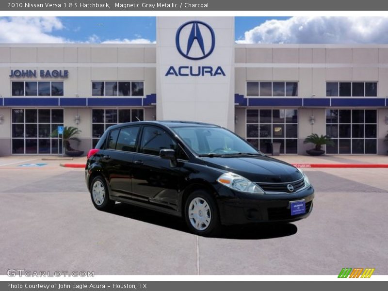 Magnetic Gray Metallic / Charcoal 2010 Nissan Versa 1.8 S Hatchback