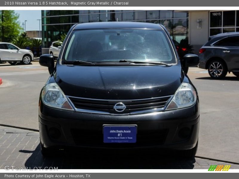 Magnetic Gray Metallic / Charcoal 2010 Nissan Versa 1.8 S Hatchback
