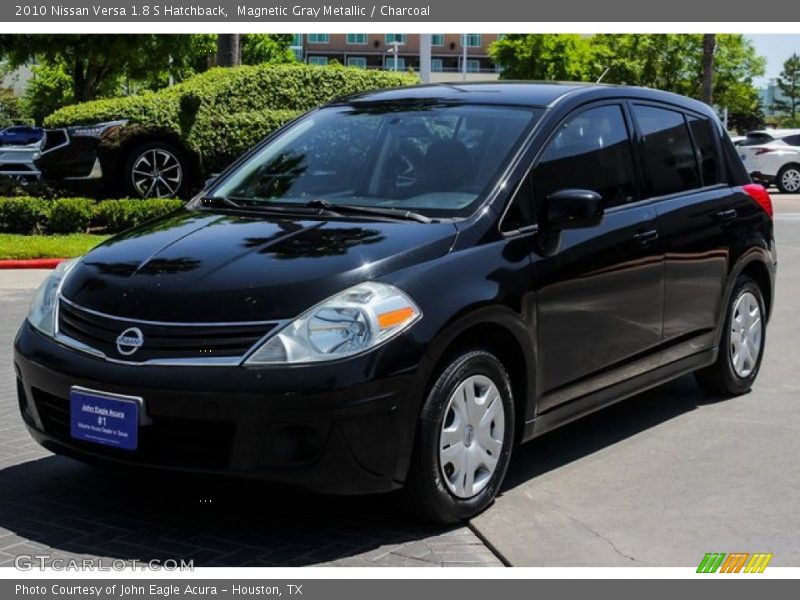 Magnetic Gray Metallic / Charcoal 2010 Nissan Versa 1.8 S Hatchback