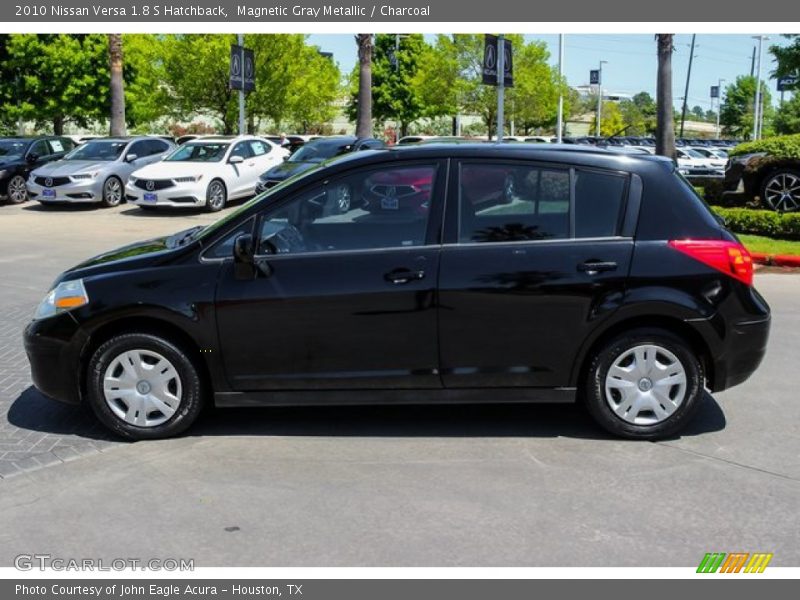 Magnetic Gray Metallic / Charcoal 2010 Nissan Versa 1.8 S Hatchback