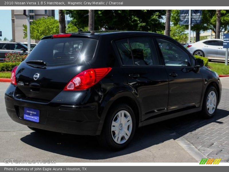 Magnetic Gray Metallic / Charcoal 2010 Nissan Versa 1.8 S Hatchback