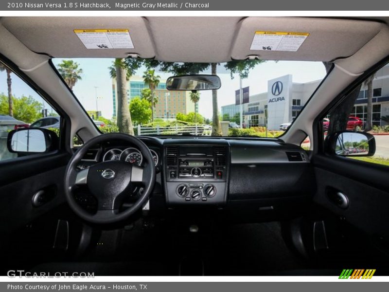 Magnetic Gray Metallic / Charcoal 2010 Nissan Versa 1.8 S Hatchback