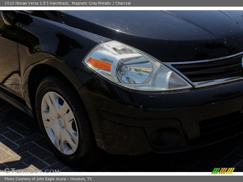 Magnetic Gray Metallic / Charcoal 2010 Nissan Versa 1.8 S Hatchback
