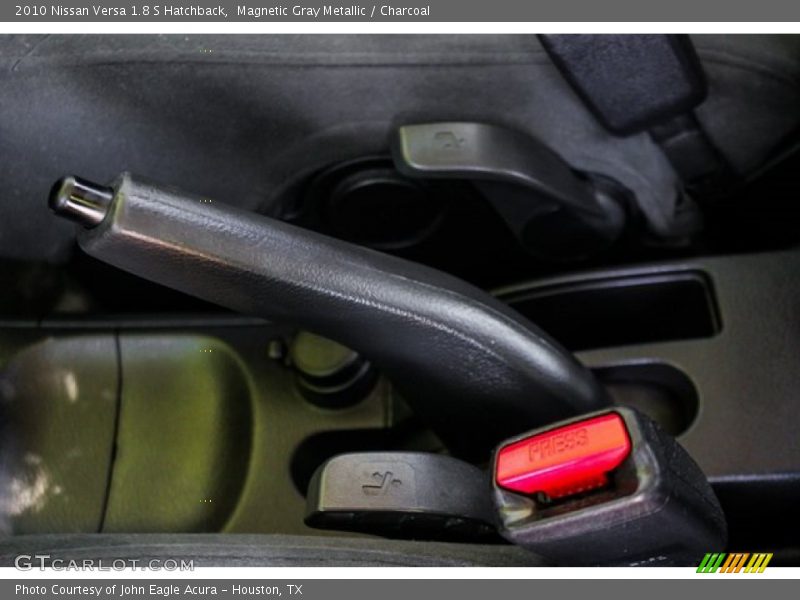 Magnetic Gray Metallic / Charcoal 2010 Nissan Versa 1.8 S Hatchback