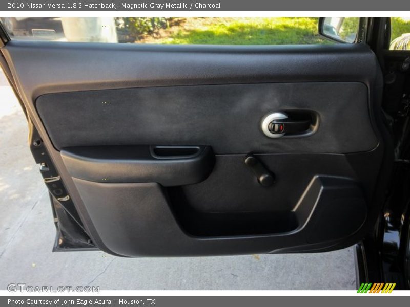 Magnetic Gray Metallic / Charcoal 2010 Nissan Versa 1.8 S Hatchback