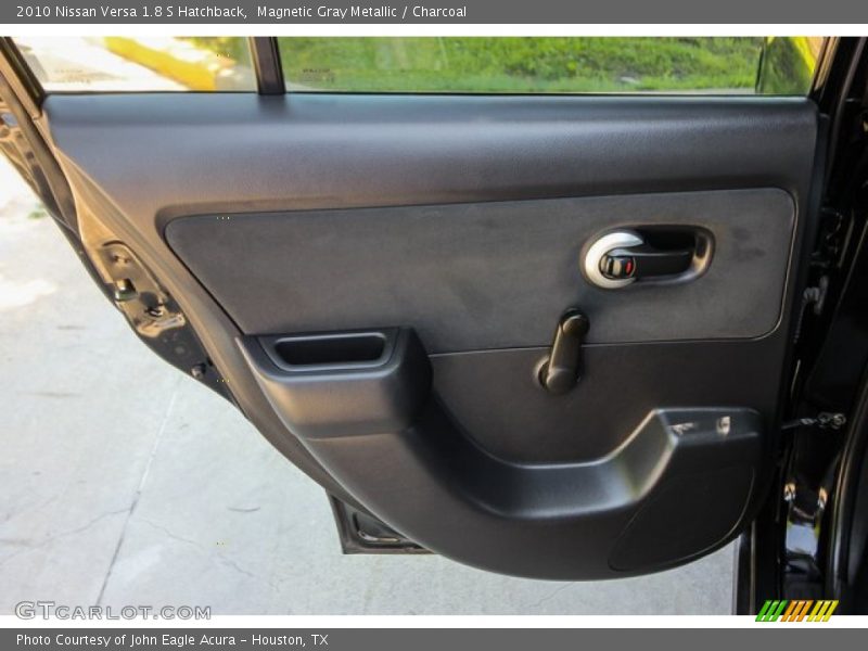 Magnetic Gray Metallic / Charcoal 2010 Nissan Versa 1.8 S Hatchback