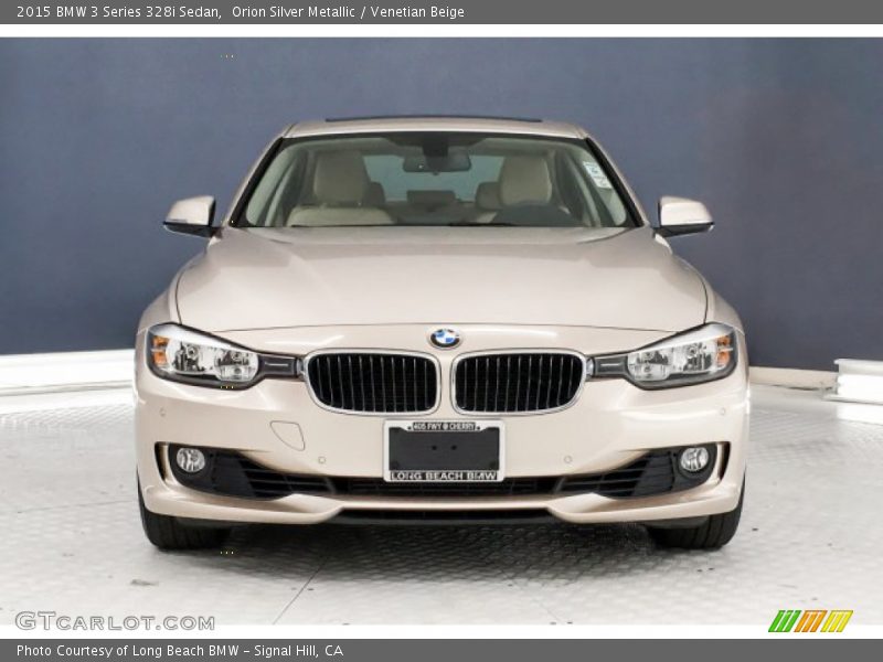 Orion Silver Metallic / Venetian Beige 2015 BMW 3 Series 328i Sedan