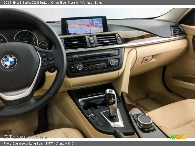 Orion Silver Metallic / Venetian Beige 2015 BMW 3 Series 328i Sedan