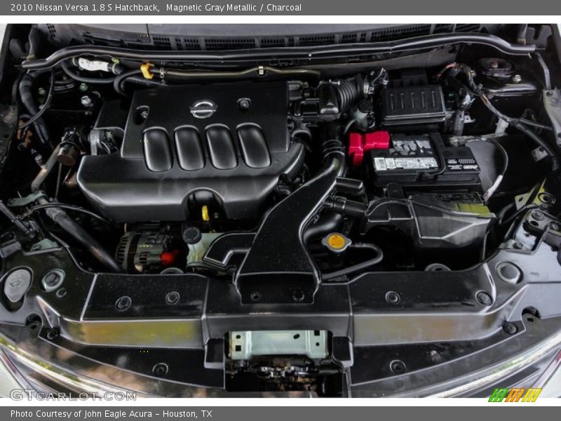 Magnetic Gray Metallic / Charcoal 2010 Nissan Versa 1.8 S Hatchback