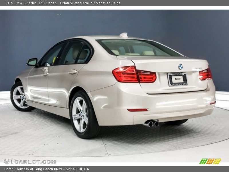 Orion Silver Metallic / Venetian Beige 2015 BMW 3 Series 328i Sedan