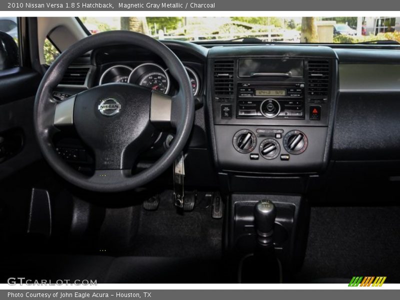 Magnetic Gray Metallic / Charcoal 2010 Nissan Versa 1.8 S Hatchback