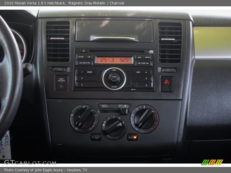 Magnetic Gray Metallic / Charcoal 2010 Nissan Versa 1.8 S Hatchback