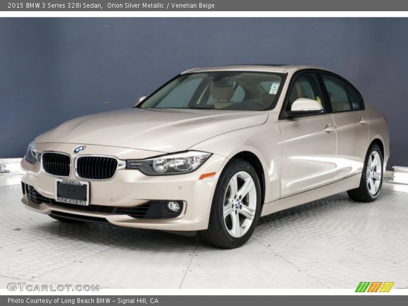 Orion Silver Metallic / Venetian Beige 2015 BMW 3 Series 328i Sedan