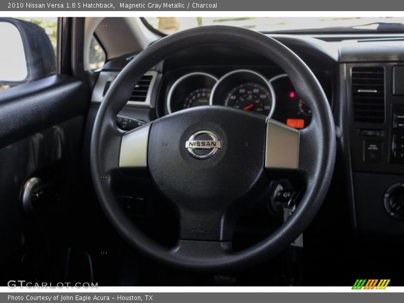 Magnetic Gray Metallic / Charcoal 2010 Nissan Versa 1.8 S Hatchback