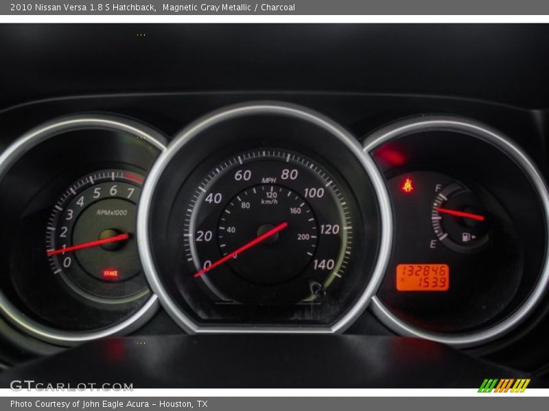 Magnetic Gray Metallic / Charcoal 2010 Nissan Versa 1.8 S Hatchback