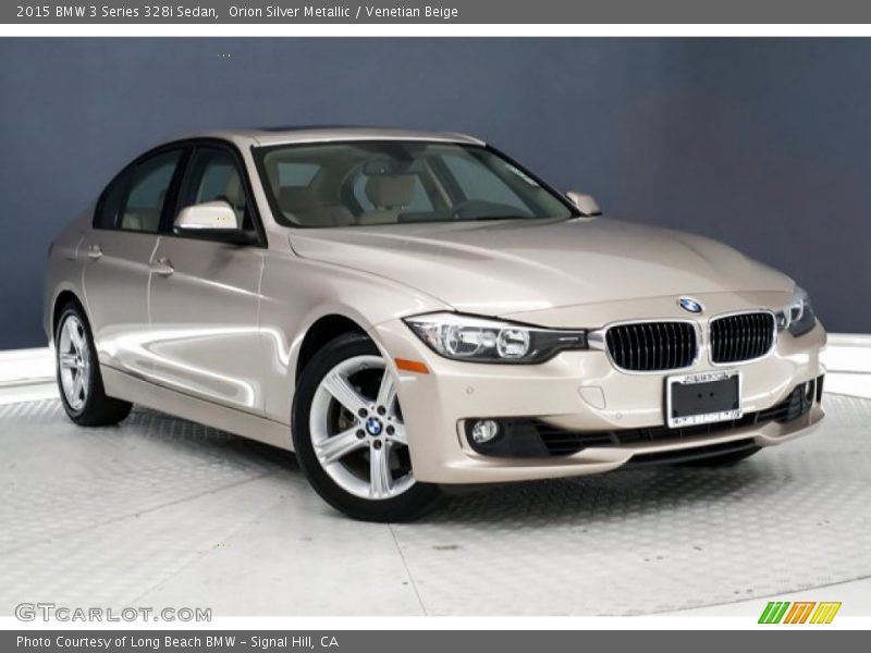 Orion Silver Metallic / Venetian Beige 2015 BMW 3 Series 328i Sedan